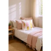 Gek op kussens! Colorful feathers | 45 x 45 cm | kussenhoes | katoen/polyester