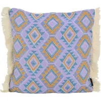 NOVÉE Aztec purple | 45 x 45 cm | kussenhoes | katoen/linnen