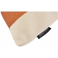 Gek op kussens! Sierkussen ela stripe cognac | 45 x 45 cm | katoen/linnen