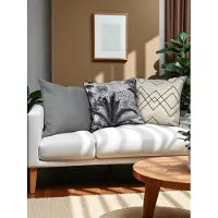 NOVÉE Madeira ash | 45 x 45 cm | kussenhoes | polyester