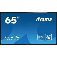 Iiyama T6562AS-B1 beeldkrant Kiosk-ontwerp 163,8 cm (64.5") LED 500 cd/m² 4K Ultra HD Zwart Touchscreen Type processor Android 8.0 24/7