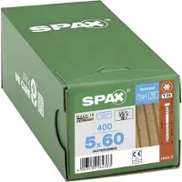 Spax 0537000500605 Houtschroef 5 mm 60 mm T-STAR plus RVS A2 400 stuk(s)