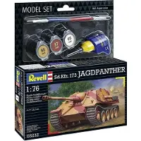 Revell Modelbouwpakket Militaire voertuigen - 63232 Sd.Kfz.173 Jagdpanther Tank - Model Set Plastic - 1:76 - Modelbouw