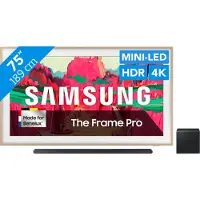 Samsung 75" The Frame Pro LS03FW (2025) + HW-S800D Zwart (2024)