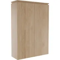 Balmani Eclips zwevende kolomkast natuur eiken 90 x 32 x 130 cm