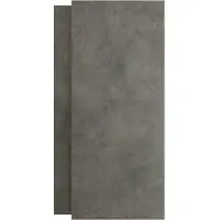 Linie Fresco douchewandbekleding set 2 x 90x210 cm, SPC, Dark Stone