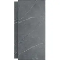 Luca Varess Groovy douchewandbekleding set 2 x 120x260 cm, SPC, Persian Grey Marble