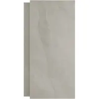 Luca Varess Groovy douchewandbekleding set 2 x 120x260 cm, SPC, Bali Light Grey