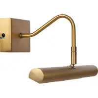 Philips Schilderijverlichting Vinz Mat Goud Klein 2xg9