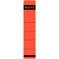 Leitz Rugetiket 1643 38x190mm zelfklevend rood - 4 stuks