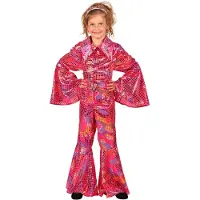 Coppens Glittercatsuit Kind pink | Maat 164