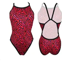 Turbo Animal Swimsuit Rood 4XL Vrouw