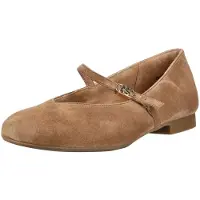 Paul green Ballerina met riempjes bruin