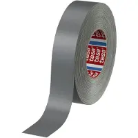 TESA Weefseltape | grijs | lengte 50 m | breedte 38 mm wiel | 4 stuks - 04651-00537-00 04651-00537-00