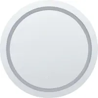 Beliani COURSEULLES - LED-spiegel - Zilver - Glas