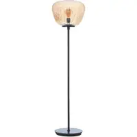 Brilliant Kaizen - Vloerlamp - Glas - 1xE27 Max 40W - Amber/zwart
