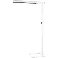 Arcchio Vloerlamp Susi, dimbaar, wit / opaal, Werkkamer / Kantoor, Aluminium, Modern