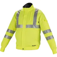 Makita DFJ214Z3XL Accu-klimaatjack maat 3XL Maat: 3XL Neon-geel