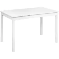 Beliani BARLEE - Eettafel - Wit - 119 x 73 cm - MDF