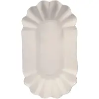 Papstar Pappschale pure Maße: 17,5 x 10,5 x 3 cm (B x H x T) Farbe: weiß