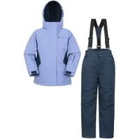 Mountain Warehouse Ski jas & broek voor kinderen (Lila)