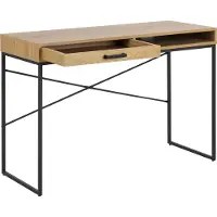 Actona Seaford Bureau Rechthoekig papier mat wilde eik ruw