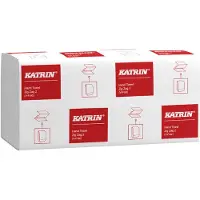 Katrin Classic Handdoeken V-vouw Wit 2-laags 35588 Pak 20 stuks à 200 vel