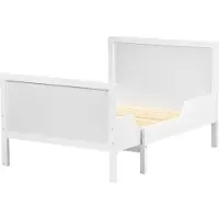 Beliani MONTIGNY - Kinderbed - Wit - Dennenhout
