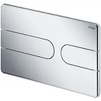 Viega Prevista bedieningsplaat visign for style 23 13x22cm kunststof chroom 773052