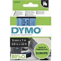 Dymo 40916 (S0720710) Tape Zwart op blauw (9 mm)