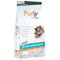 Purly Clumping White bentoniet kattenbakvulling - Active 2 x 10 liter