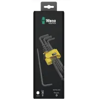 Wera 950/9 Haakse schroevendraaierset 5/64 inch, 3/32 inch, 1/8 inch, 5/32 inch, 3/16 inch, 7/32 inch, 1/4 inch, 5/16 inch, 3/8 inch 9-delig