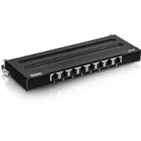 Trendnet TC-P08C6AS Patchpaneel , 8-poorts Cat.6A afgeschermd voor wandmontage