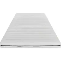Vente-unique Set van lattenbodem en matras – 90 x 190 cm – Kern van schuim met afneembare tijk – 10 cm dik – NASUS van YSMÉE