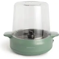 Create - Popcornmaker met botersmelter, klaar in 5 minuten, Kleur Sage - POPCORN MAKER STUDIO