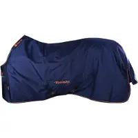 Bucas Deken Recuptex Turnout Light Donkerblauw-oranje - 120/160