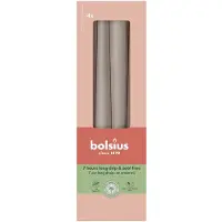 Bolsius Gotische kaarsen 245/24 doos 4 Light Taupe (4 stuks)