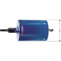 Rotec Dakdoorvoerboor 85x150mm 3-4tpi incl.boor +6kt adapter - 5293085