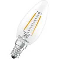 Ledvance LED Filament Kaarslamp E14 - 1.8W 250lm 2700K 230V - Ø35mm - Geschikt voor kroonluchters, wandlampen, sfeerverlichting