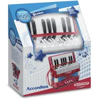 Bontempi Accordeon (C-E) en halve tonen (Engels, Italiaans, Frans, Duits)