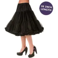 Banned - Lifeforms Petticoat - 26 inch - 4XL - Zwart