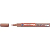 Edding 751 Permanent Lakmarker Koper Fijn Ronde punt 1 - 2 mm Waterbestendig