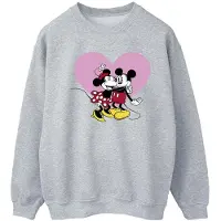 Disney Dames/Dames Mickey Mouse Love Languages Sweatshirt (Sportgrijs)
