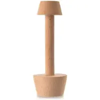 Orion - Dubbelzijdige Houten Tartalettemaker - 4cm - 5,5cm - Beukenhout