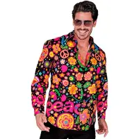Widmann Peace And Love Overhemd Neon Man