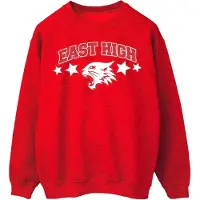 Disney Dames/Dames High School Musical The Musical Wildcat Stars Sweatshirt (Rood)