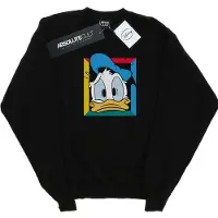 Disney Heren Donald Duck Paniek Sweatshirt (Zwart)