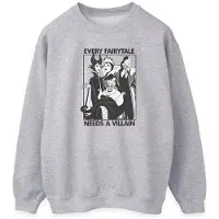 Disney Dames/Dames Elk sprookje heeft een schurk nodig Sweatshirt (Heide Grijs)