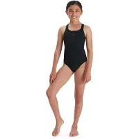Speedo Meisjes Medalist Eco Endurance+ Eendelig Badpak (Zwart)