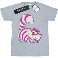 Disney Meisjes Alice In Wonderland Cheshire Cat Katoenen T-Shirt (Sportgrijs)